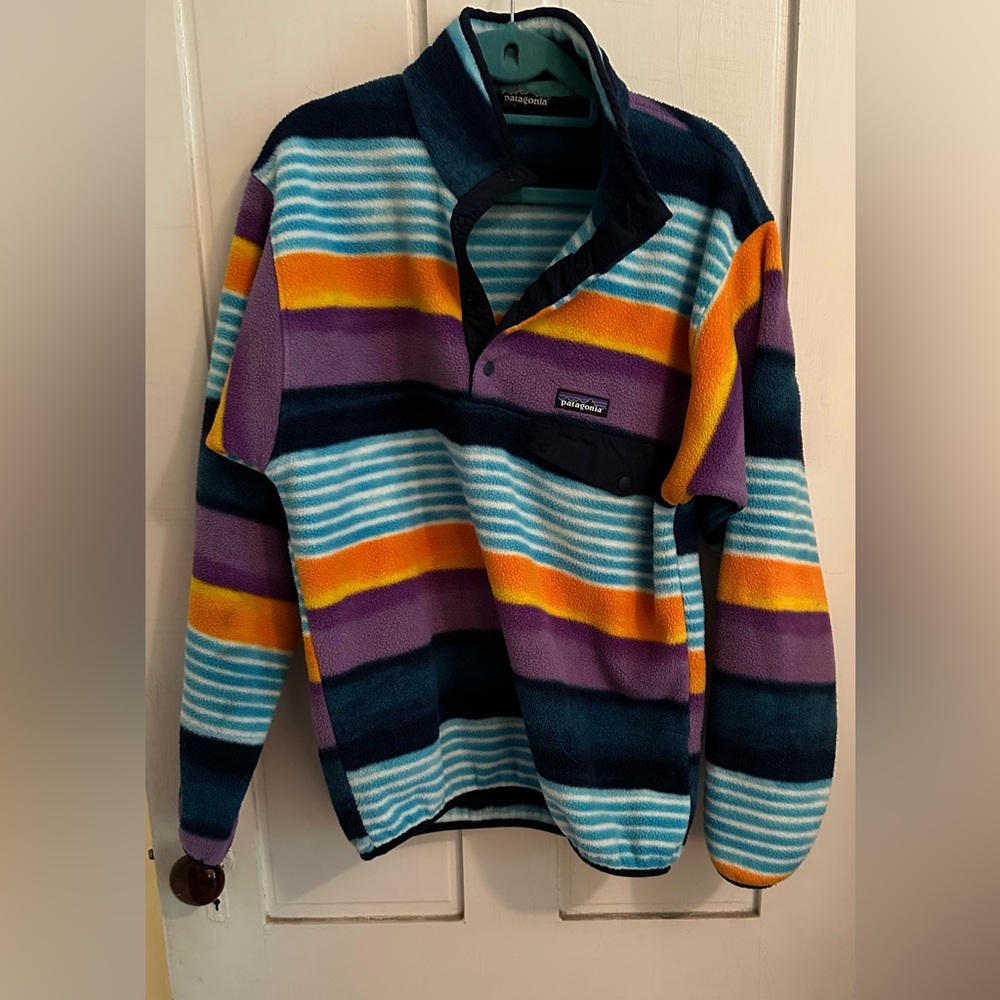 Men’s Medium Patagonia synchilla striped fleece
